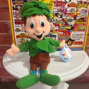 Vtg General Mills Breakfast Babies Lucky the Leprechaun Lucky Charms Cereal 1997